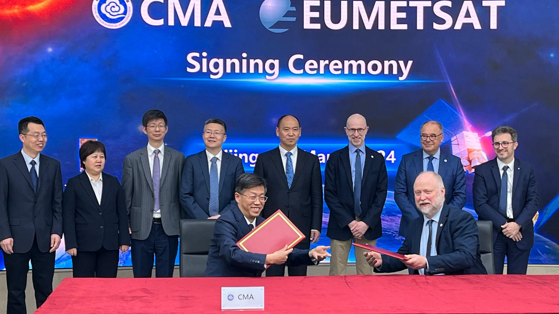 CMA EUMETSAT signing