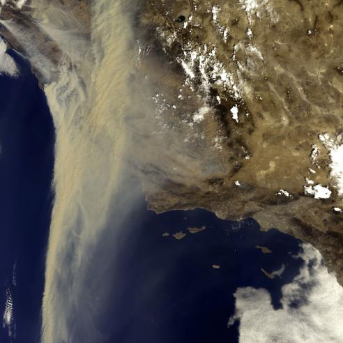 ASpot - copernicus sentinel 3 CA Fires Aug 2020