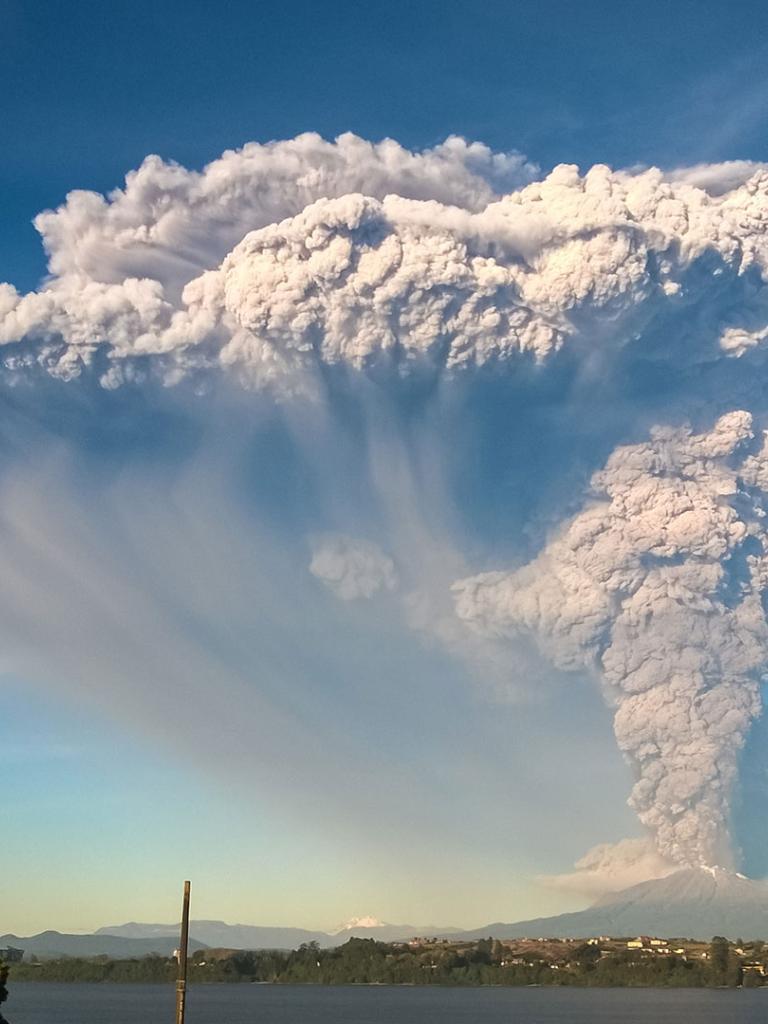Eruption of Calbuco volcano. Credit: Susanne